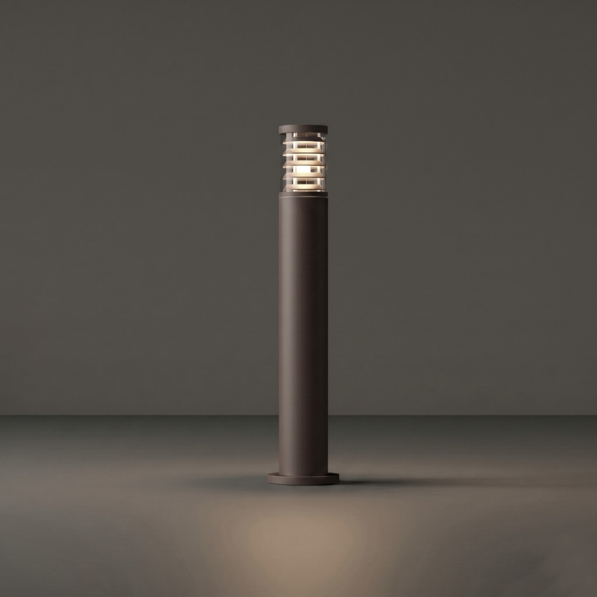 Ideal Lux - Außenleuchte TRONCO 1xE27/42W/230V 80 cm IP65 braun
