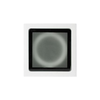 Ideal Lux - Außenstrahler TECHO 1xGU10/20W/230V 15x15 cm IP54 weiß