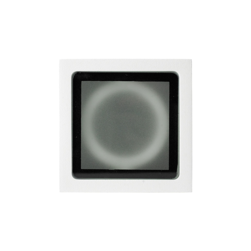 Ideal Lux - Außenstrahler TECHO 1xGU10/20W/230V 9x9 cm IP54 weiß