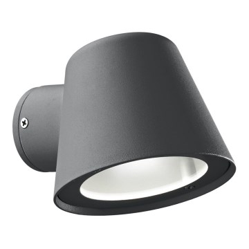 Ideal Lux - Außenwandleuchte GAS 1xGU10/28W/230V IP43 Anthrazit