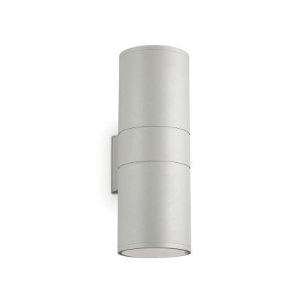 Ideal Lux - Außenwandleuchte GUN 1xE27/60W/230V 31 cm IP54 grau