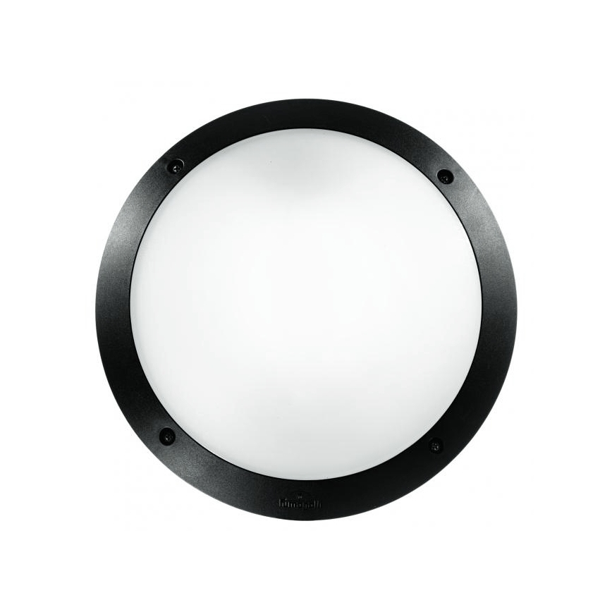 Ideal Lux - Außenwandleuchte POLAR 1xE27/23W/230V IP66 schwarz