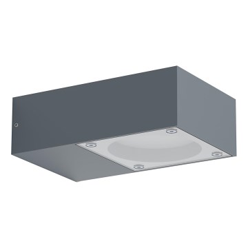 Ideal Lux - Außenwandleuchte SIRIO 1xGX53/9W/230V IP65 anthrazit