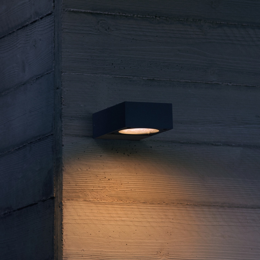 Ideal Lux - Außenwandleuchte SIRIO 1xGX53/9W/230V IP65 anthrazit