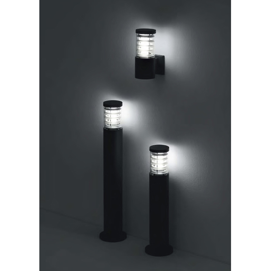 Ideal Lux - Außenwandleuchte TRONCO 1xE27/42W/230V IP44 Anthrazit
