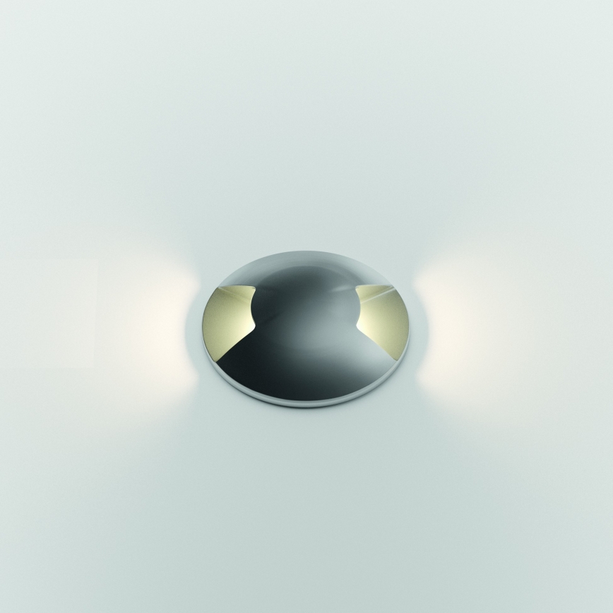 Ideal Lux - Befahrbare LED-Bodeneinbauleuchte ROCKET LED/3W/230V CRI 90 IK08 IP67 mattchrom