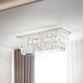 Ideal Lux - Deckenleuchte MARTINEZ 8xE14/40W/230V glänzender Chrom