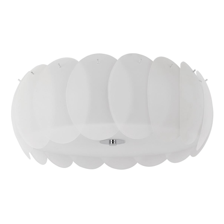 Ideal Lux - Deckenleuchte OVALINO 8xE27/60W/230V Ø 53,5 cm weiß