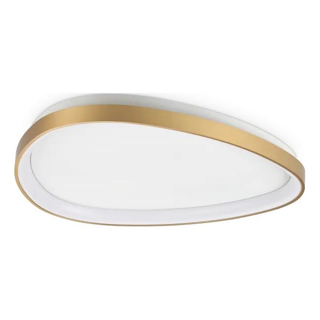 Ideal Lux - Dimmbare LED-Deckenleuchte GEMINI LED/28W/230V d 61 cm CRI 90 golden