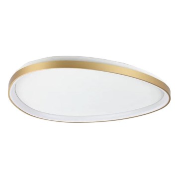 Ideal Lux - Dimmbare LED-Deckenleuchte GEMINI LED/42W/230V d 81 cm CRI 90 golden