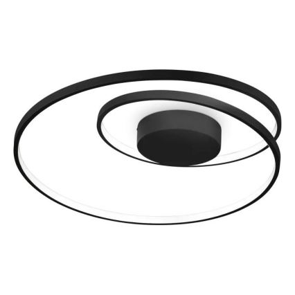 Ideal Lux - Dimmbare LED-Deckenleuchte OZ LED/48W/230V d 60 cm CRI 90 schwarz