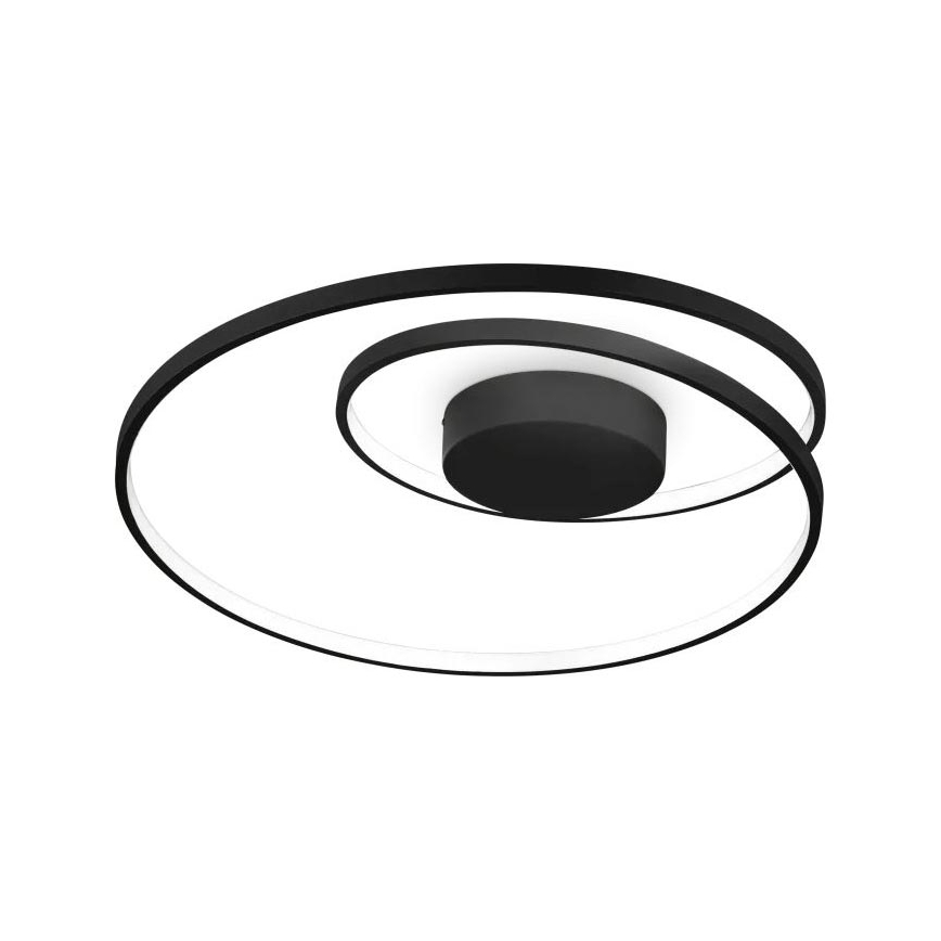 Ideal Lux - Dimmbare LED-Deckenleuchte OZ LED/48W/230V d 60 cm CRI 90 schwarz