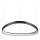 Ideal Lux - Dimmbare LED-Hängeleuchte GEMINI LED/48W/230V d 61 cm CRI 90 schwarz