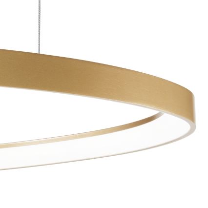 Ideal Lux - Dimmbare LED-Hängeleuchte GEMINI LED/48W/230V d 61 cm CRI 90 golden