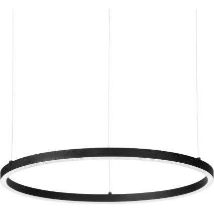 Ideal Lux - Dimmbare LED-Hängeleuchte ORACLE SLIM LED/28W/230V 4000K d 50 cm CRI 90 schwarz