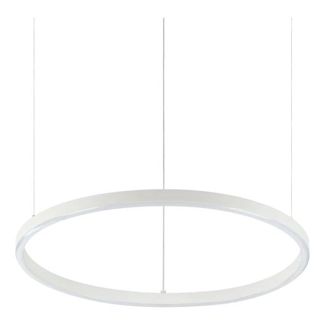 Ideal Lux - Dimmbare LED-Hängeleuchte ORACLE SLIM LED/28W/230V 4000K d 50 cm CRI 90 weiß