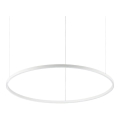 Ideal Lux - Dimmbare LED-Hängeleuchte ORACLE SLIM LED/42W/230V 4000K d 90 cm CRI 90 weiß