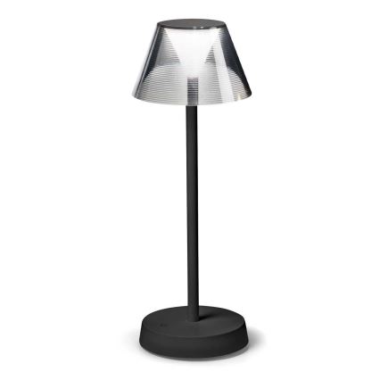 Ideal Lux - Dimmbare LED-Leuchte mit Touch-Funktion LOLITA LED/2,8W/5V 2200 mAh IP54 schwarz