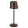 Ideal Lux - Dimmbare LED-Outdoor-Tischleuchte mit Touch-Funktion CUTE LED/2,5W/3,7V USB 2200-2700K 3000 mAh IP65 braun