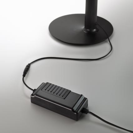 Ideal Lux - Dimmbare LED-Stehleuchte DORICA LED/50W/230V CRI 90 schwarz