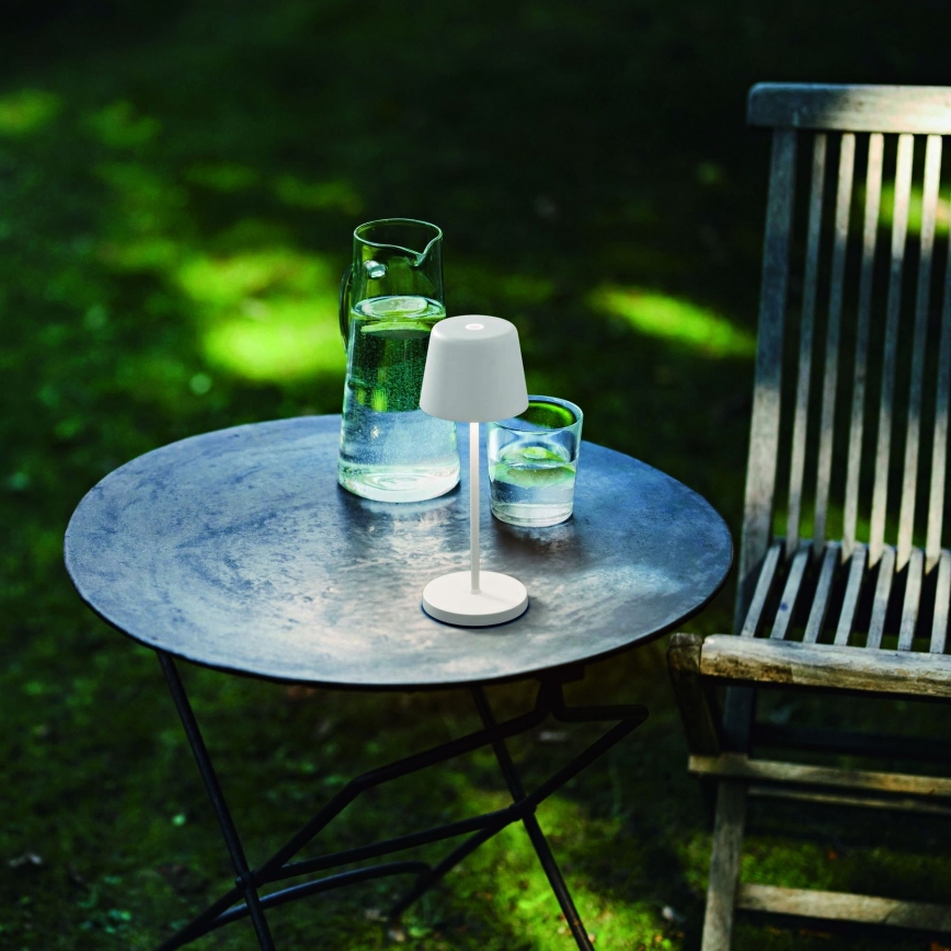 Ideal Lux - Dimmbare LED-Touch-Tischleuchte für den Outdoor-Bereich CUTE LED/2,5W/3,7V USB 2200-2700K IP65 weiß