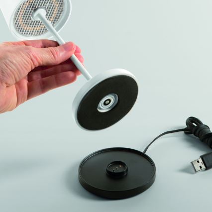 Ideal Lux - Dimmbare LED-Touch-Tischleuchte für den Outdoor-Bereich CUTE LED/2,5W/3,7V USB 2200-2700K IP65 weiß
