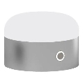 Ideal Lux - Dimmbare LED-Tischleuchte mit Touch-Funktion MIGNON LED/5W/5V 1500 mAh d 10 cm CRI 90 glänzendes Chrom