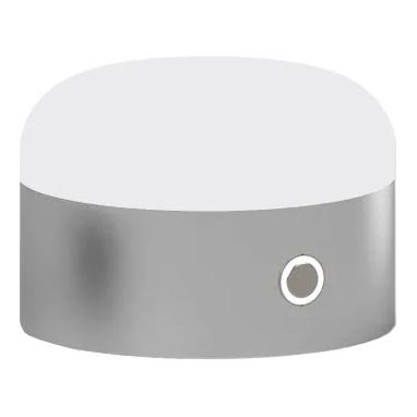 Ideal Lux - Dimmbare LED-Tischleuchte mit Touch-Funktion MIGNON LED/5W/5V d 10 cm CRI 90 glänzendes Chrom