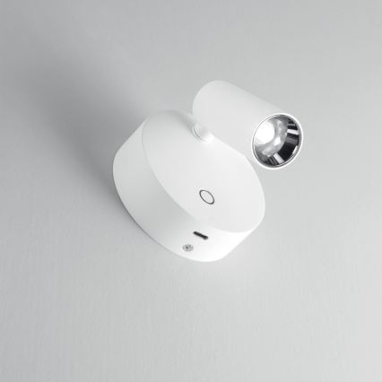 Ideal Lux - ELF LED/3W/230V, dimmbarer Touch-Wandspot, CRI 95, Weiß