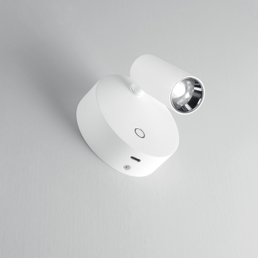 Ideal Lux - ELF LED/3W/230V, dimmbarer Touch-Wandspot, CRI 95, Weiß