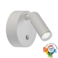Ideal Lux - Dimmbare, wiederaufladbare Touch-Wand-Spotleuchte BEAN LED/3W/5V CRI 95 weiß
