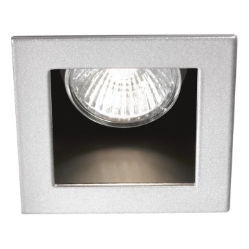 Ideal Lux - Einbauleuchte FUNKY 1xGU10/50W/230V 9x9 cm mattchrom