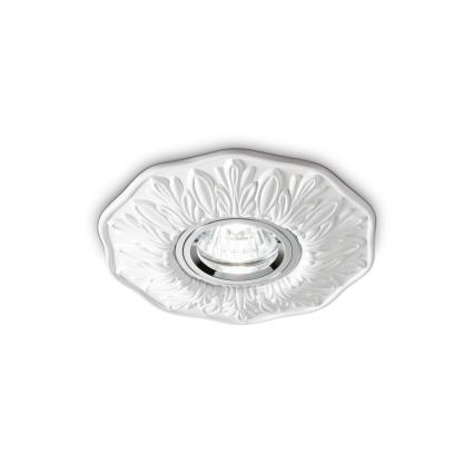 Ideal Lux - Einbauleuchte POLKA 1xGU10/50W/230V weiß