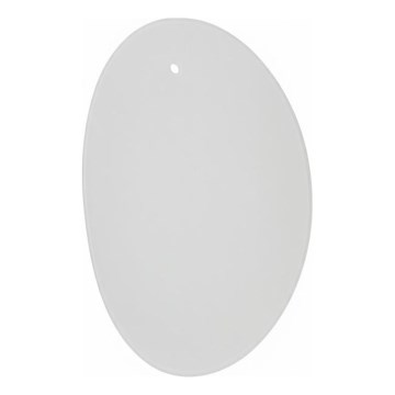 Ideal Lux - Ersatz-Lampenschirm für Kronleuchter und Deckenleuchte OVALINO, weiß