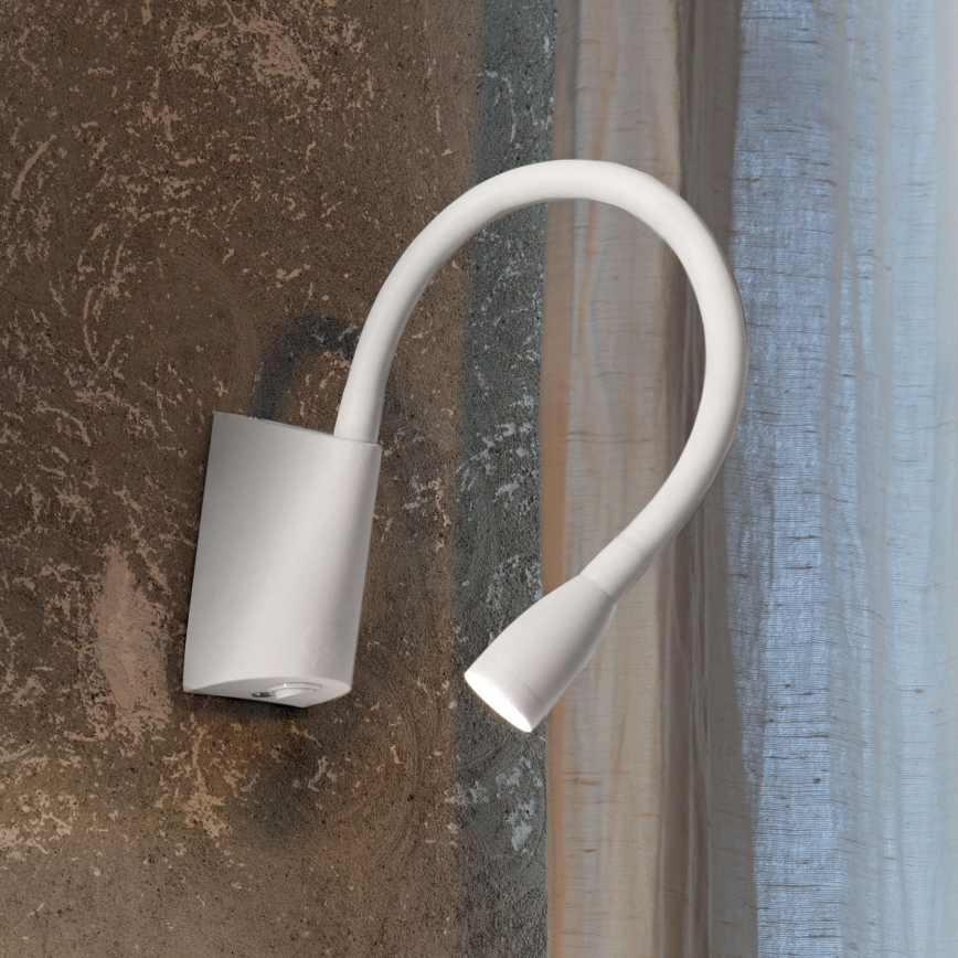 Ideal Lux - Flexible kleine LED-Leuchte GOOSE LED/3W/230V CRI 90 weiß