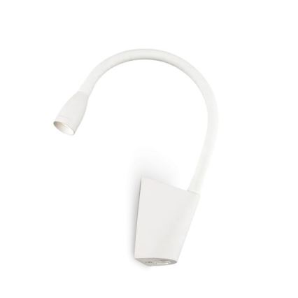 Ideal Lux - Flexible kleine LED-Leuchte GOOSE LED/3W/230V CRI 90 weiß
