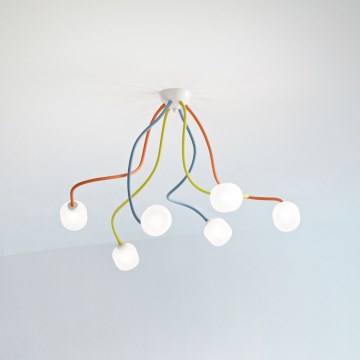 Ideal Lux - Flexible LED-Anbauleuchte OCTOPUS 6xG9/3W/230V bunt