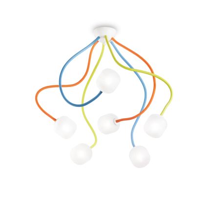 Ideal Lux - Flexible LED-Anbauleuchte OCTOPUS 6xG9/3W/230V bunt
