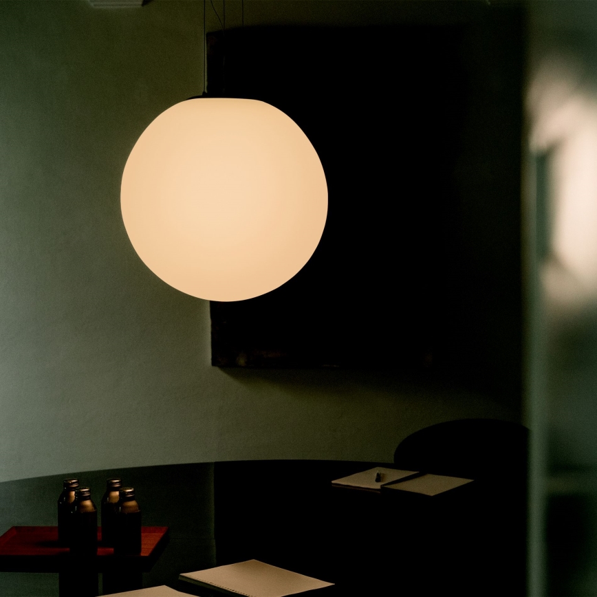 Ideal Lux - Hängeleuchte an Kabel MAPA 1xE27/42W/230V Ø 40 cm weiß