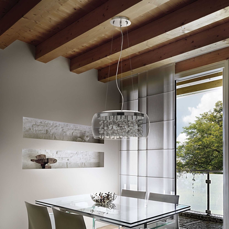 Ideal Lux - Hängeleuchte AUDI 5xG9/40W/230V rauchig