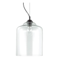 Ideal Lux - Hängeleuchte BISTRO 1xE27/60W/230V d 24 cm klar