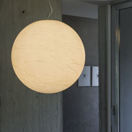 Ideal Lux - Hängeleuchte CARTA 1xE27/25W/230V d 30 cm weiß