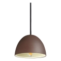 Ideal Lux - Hängeleuchte FOLK 1xE27/60W/230V d 18 cm braun