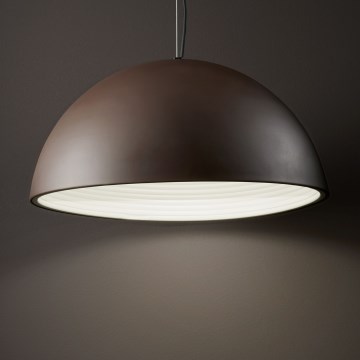 Ideal Lux - Hängeleuchte FOLK 1xE27/60W/230V d 50 cm braun