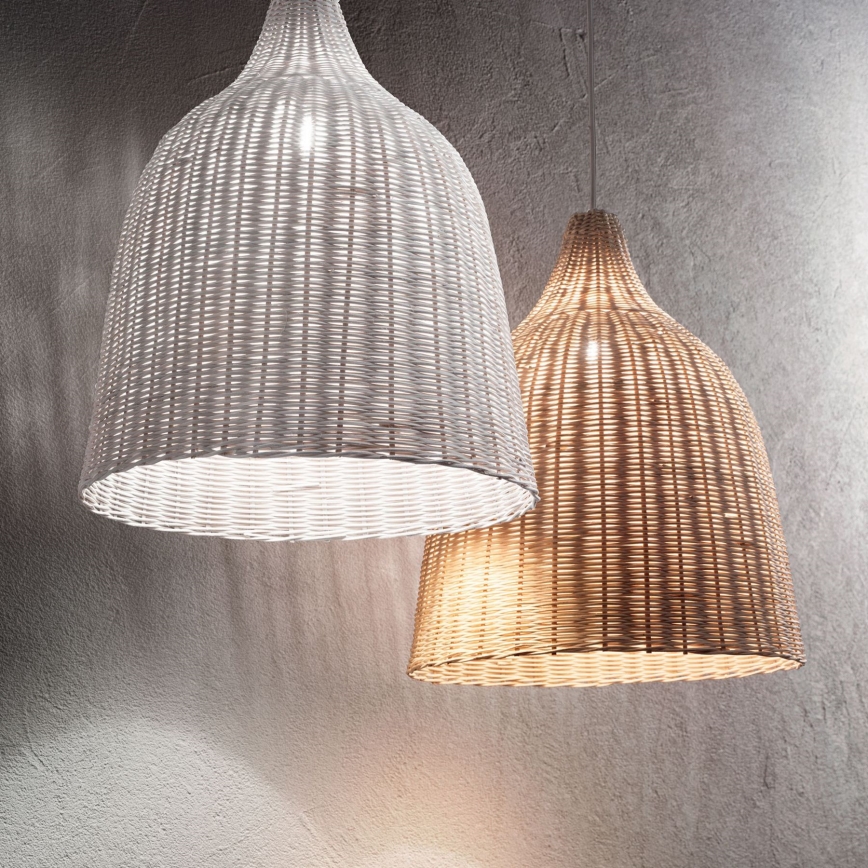 Ideal Lux - Hängeleuchte HAUNT 1xE27/60W/230V d 35 cm beige