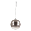 Ideal Lux - Hängeleuchte MAPA 1xE27/42W/230V d 20 cm grau/rauchig
