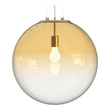 Ideal Lux - Hängeleuchte MAPA 1xE27/42W/230V d 50 cm golden/rauchig