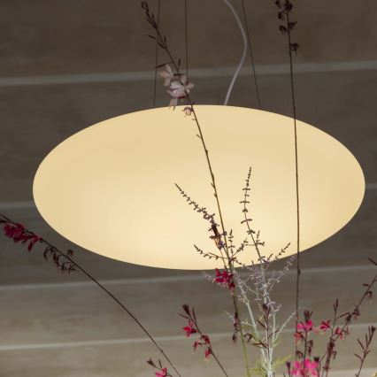 Ideal Lux - Hängeleuchte mit Kabelabhängung SMARTIES 5xE27/42W/230V Ø 60 cm, weiß