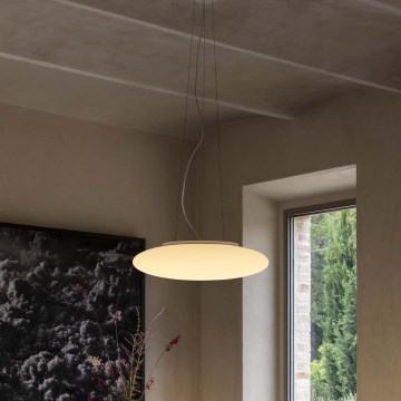 Ideal Lux - Hängeleuchte mit Kabelaufhängung 3xE27/42W/230V Ø 42,5 cm weiß