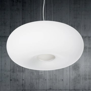 Ideal Lux - Hängeleuchte ULISSE mit Kabelaufhängung, 3xE27/60W/230V, Ø 42 cm, weiß